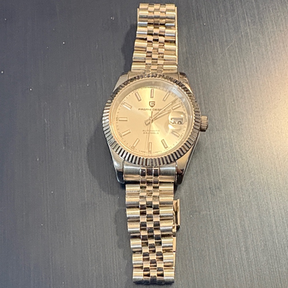 PAGANI DESIGN Men's Gold-Tone Automatic Watch